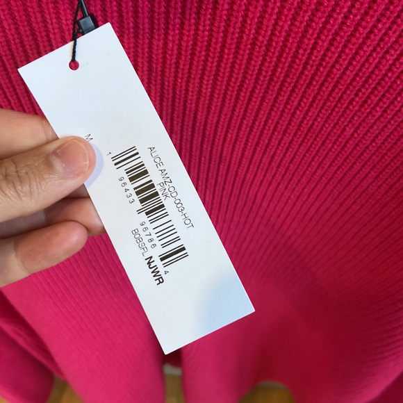 The drop Alice’s crew neck back slit ribbed sweater size medium new with tags - Picture 5 of 6